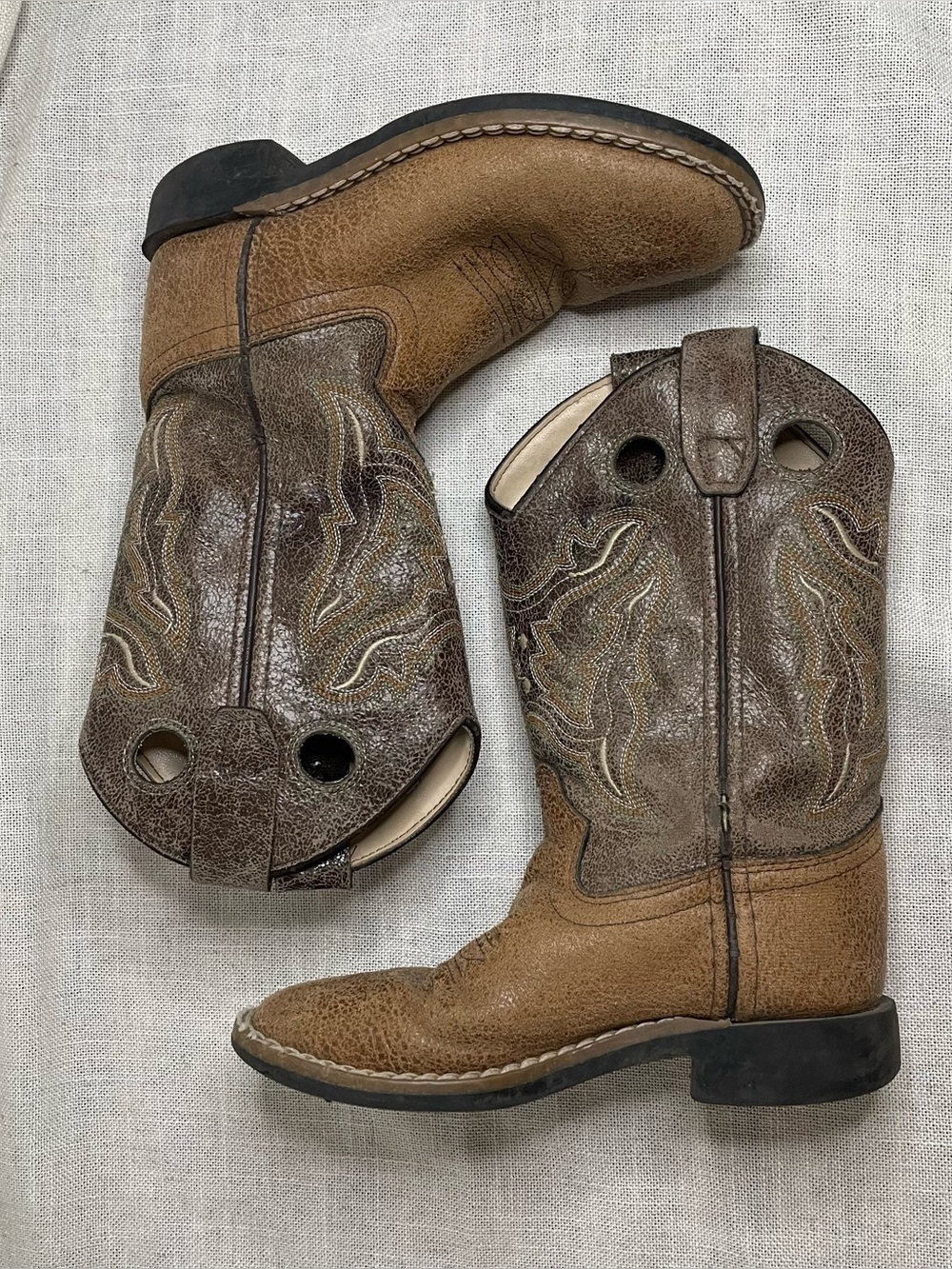 Kids Old West Cowboy Western Boots - Picture 3 of 10
